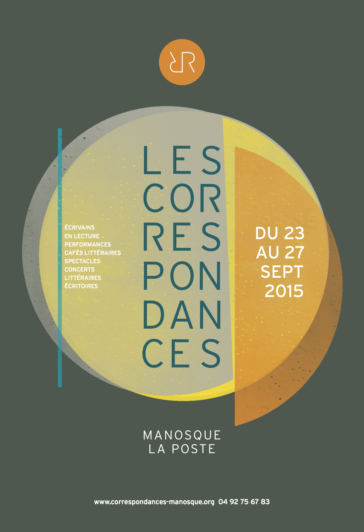 Les Correspondances Manosque - La Poste 2015 - Emission spéciale jeudi 24 septembre 2015