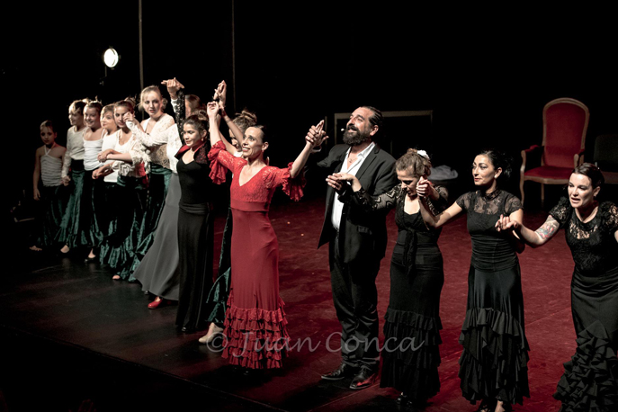 Un spectacle de flamenco maravilloso pour l’école de Sophie Barberan