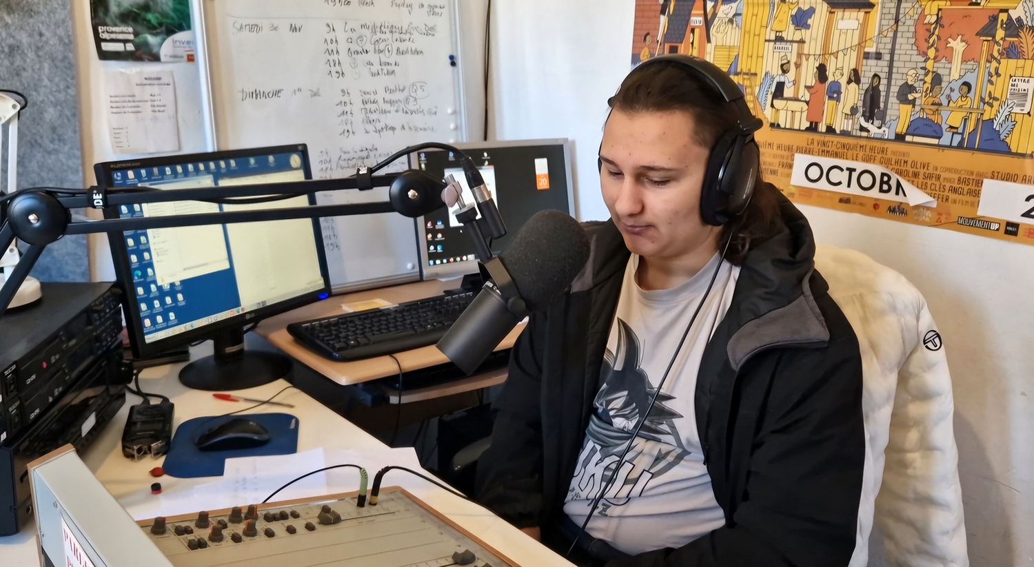 Aaron, stagiaire à Fréquence mistral nous parle de dyslexie.