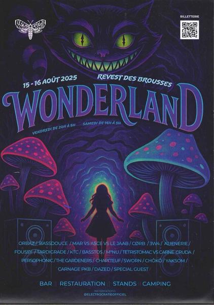  15 / 16 août " Festival Wonderland " - Revest-des-Brousses, 48h de musique non-stop !