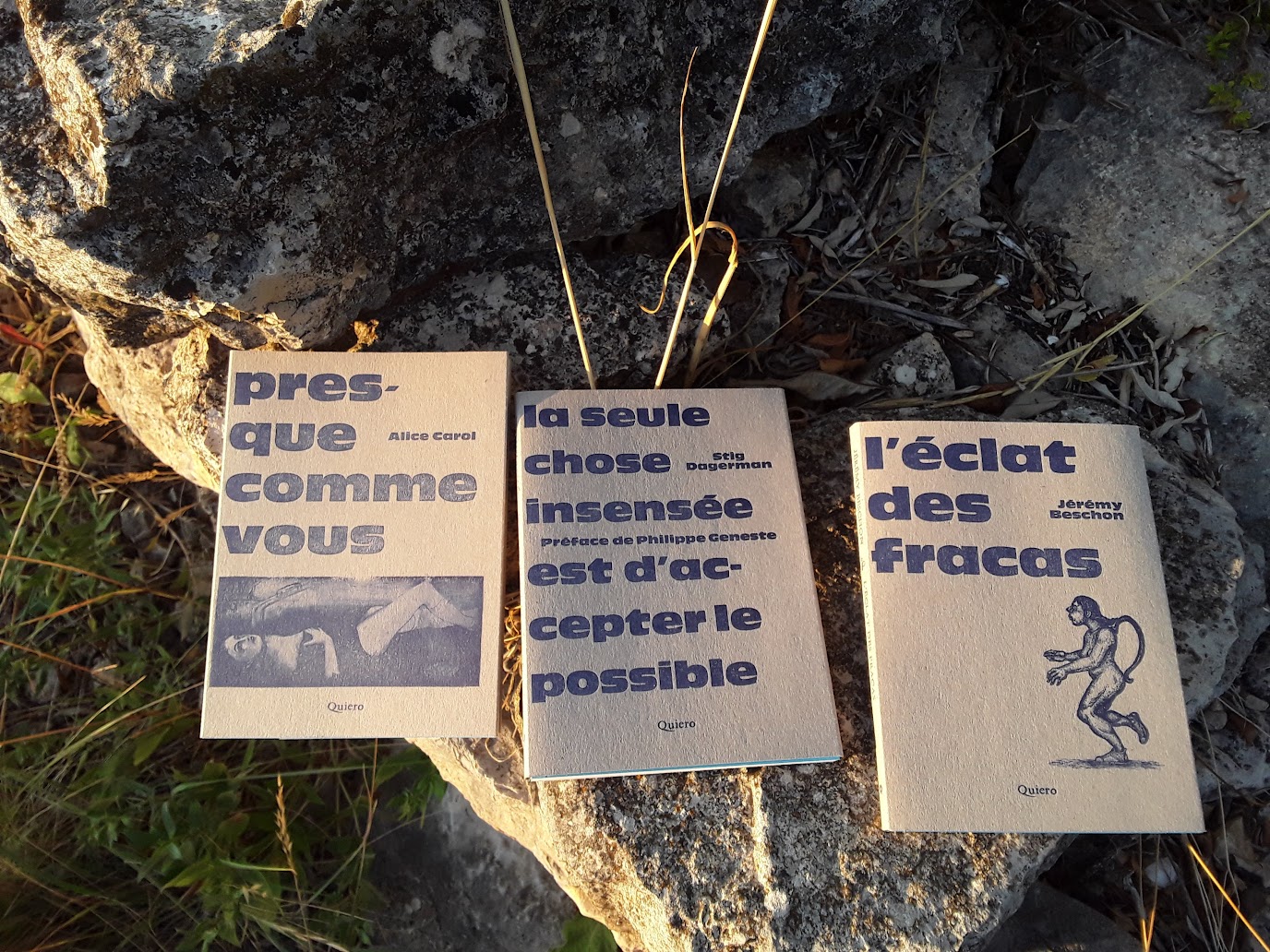 Les Editions QUIERO à la librairie La Carline de Forcalquier