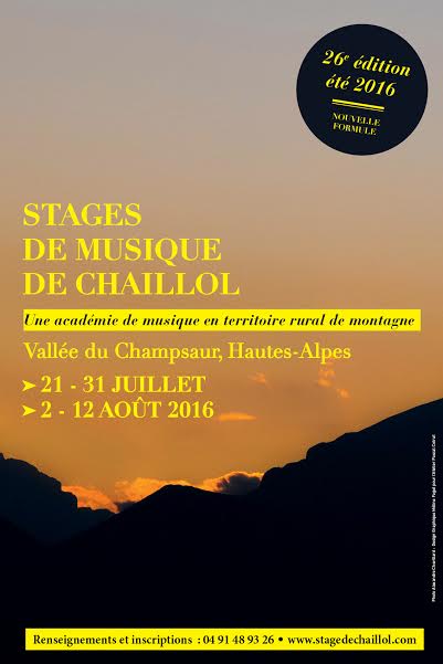 Les 20 ans du Festival de Chaillol