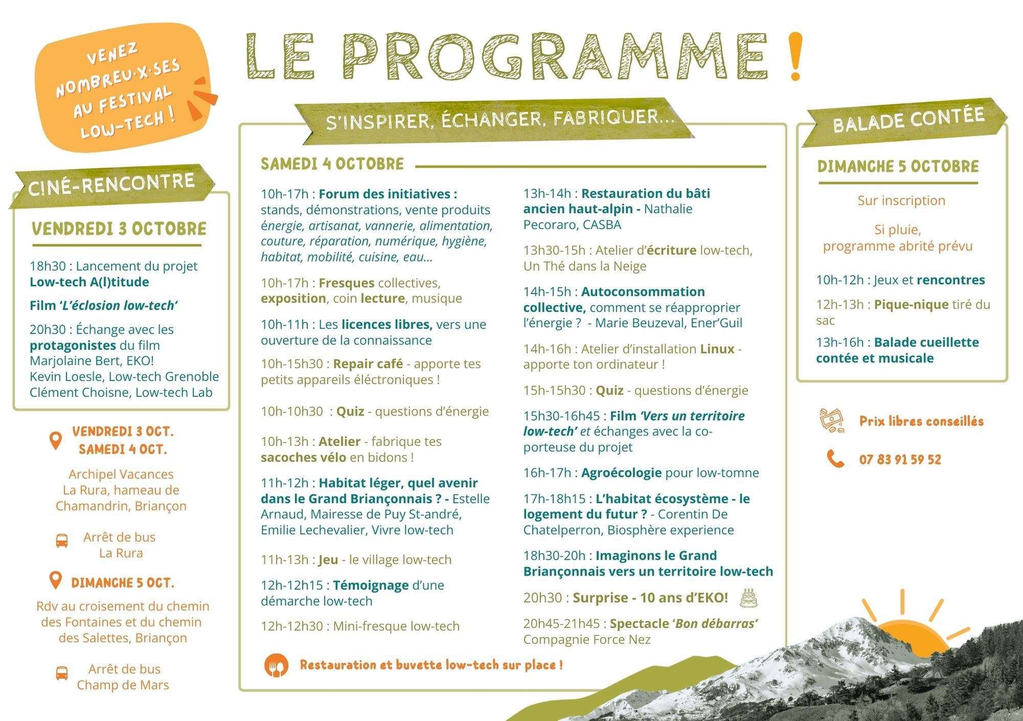 Low Tech A(l)titude, c'est quoi ? Dans le mag "A la bonne heure !" - 23/09/2025