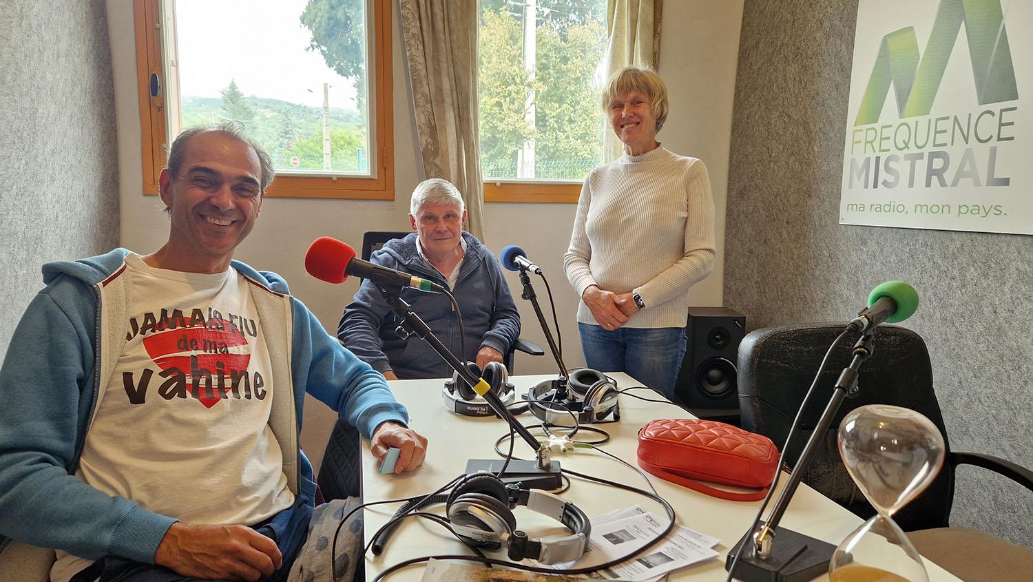 Bertrand Janning, Alain Roquetty et Danielle Goossens