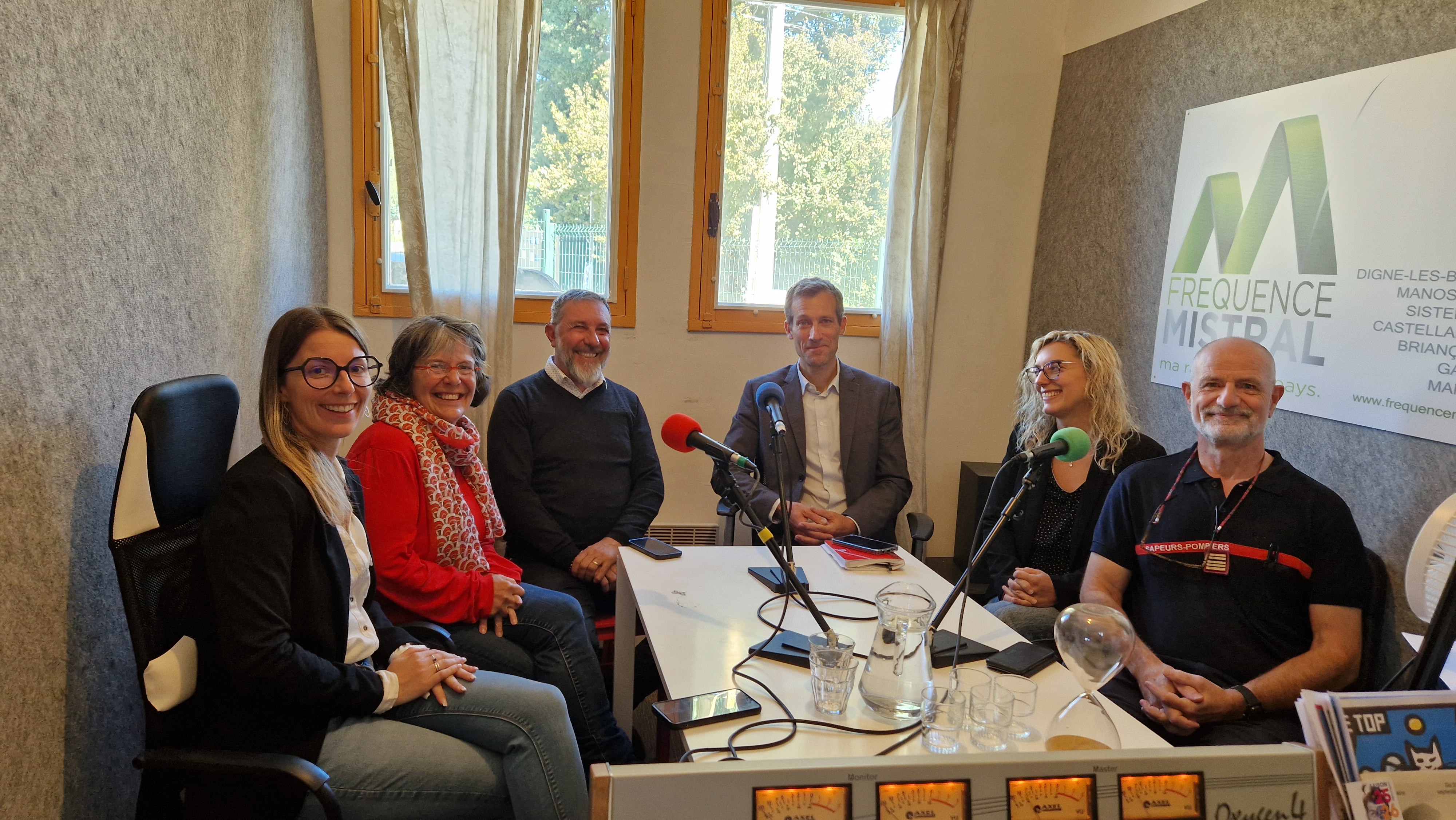 Sylviana Passet, Sylvie Lagier, Serge Brandinelli, Bertrand Biju-Duval, Virginie Pagani et Frédéric Petitjean