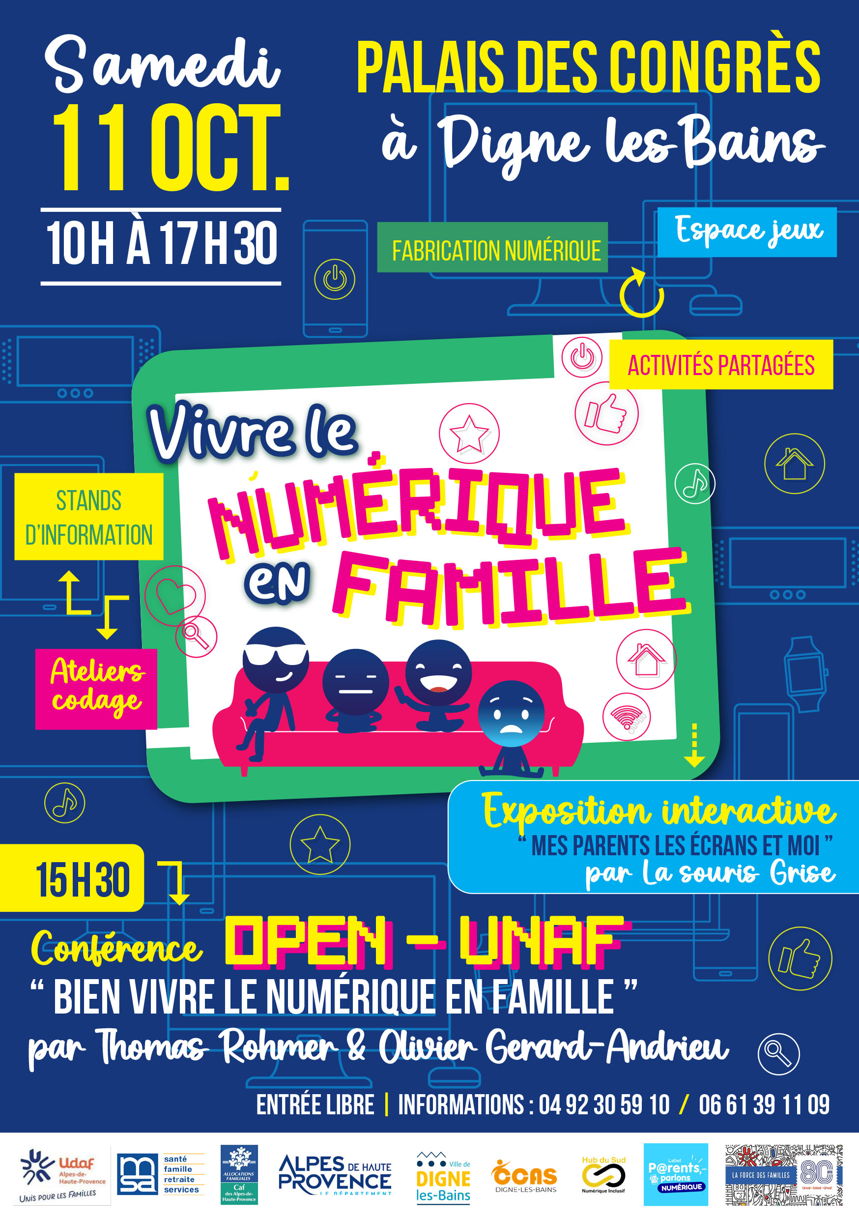 Une journée gratuite et ouverte à tous pour bien vivre le numérique à Digne les Bains !