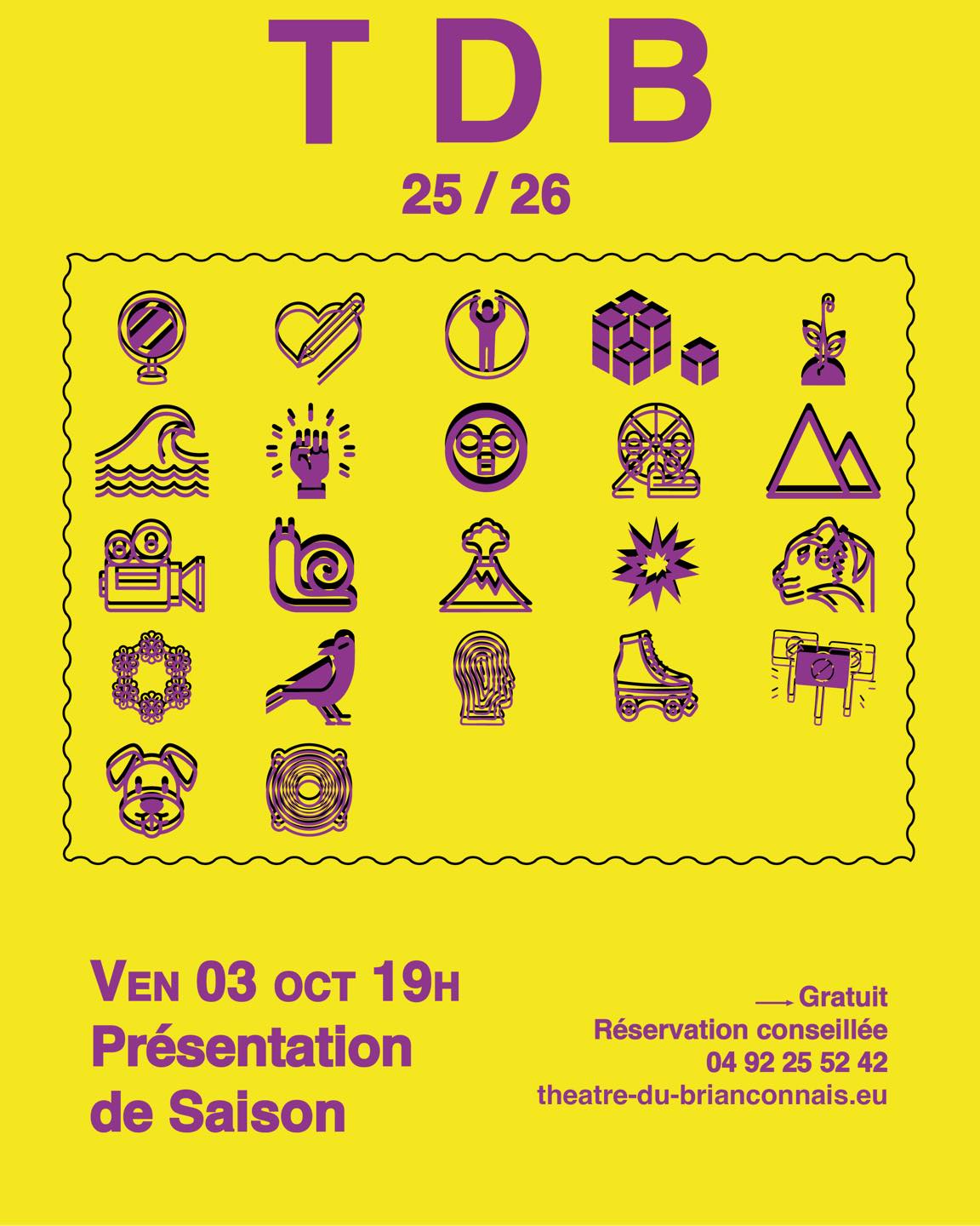 Nouvelle saison au TDB ! 2025-2026