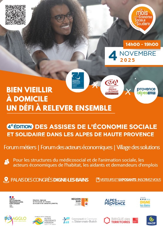 Les assises de l'ESS à Digne le 4 novembre