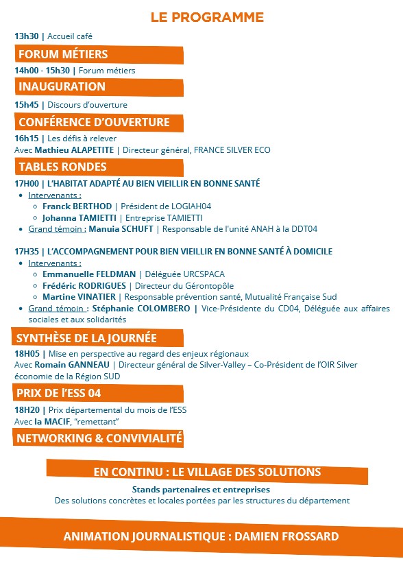 Les assises de l'ESS à Digne le 4 novembre