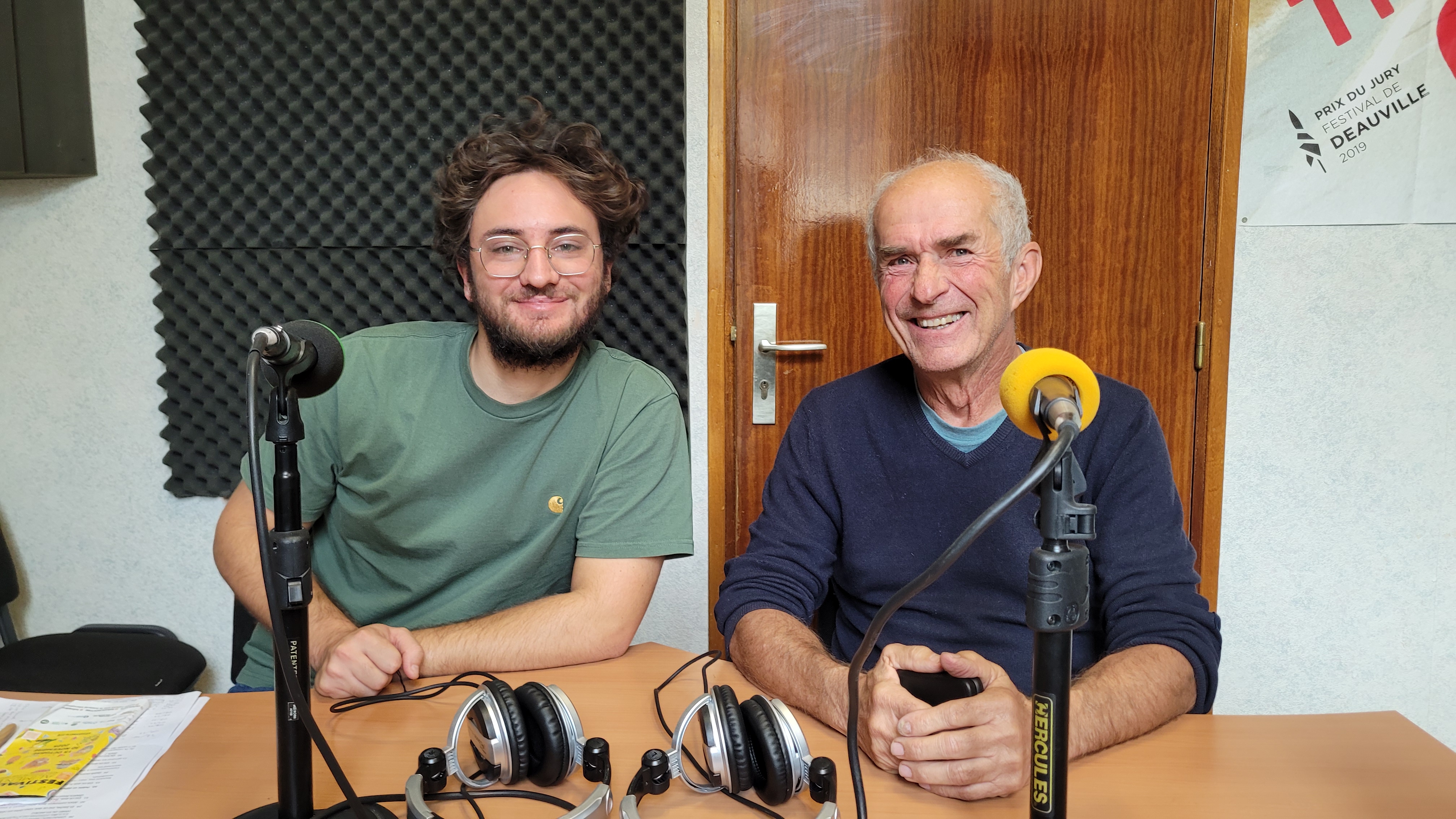 Sacha Huss (à gauche) et Jean Horgues-Debat (à droite)