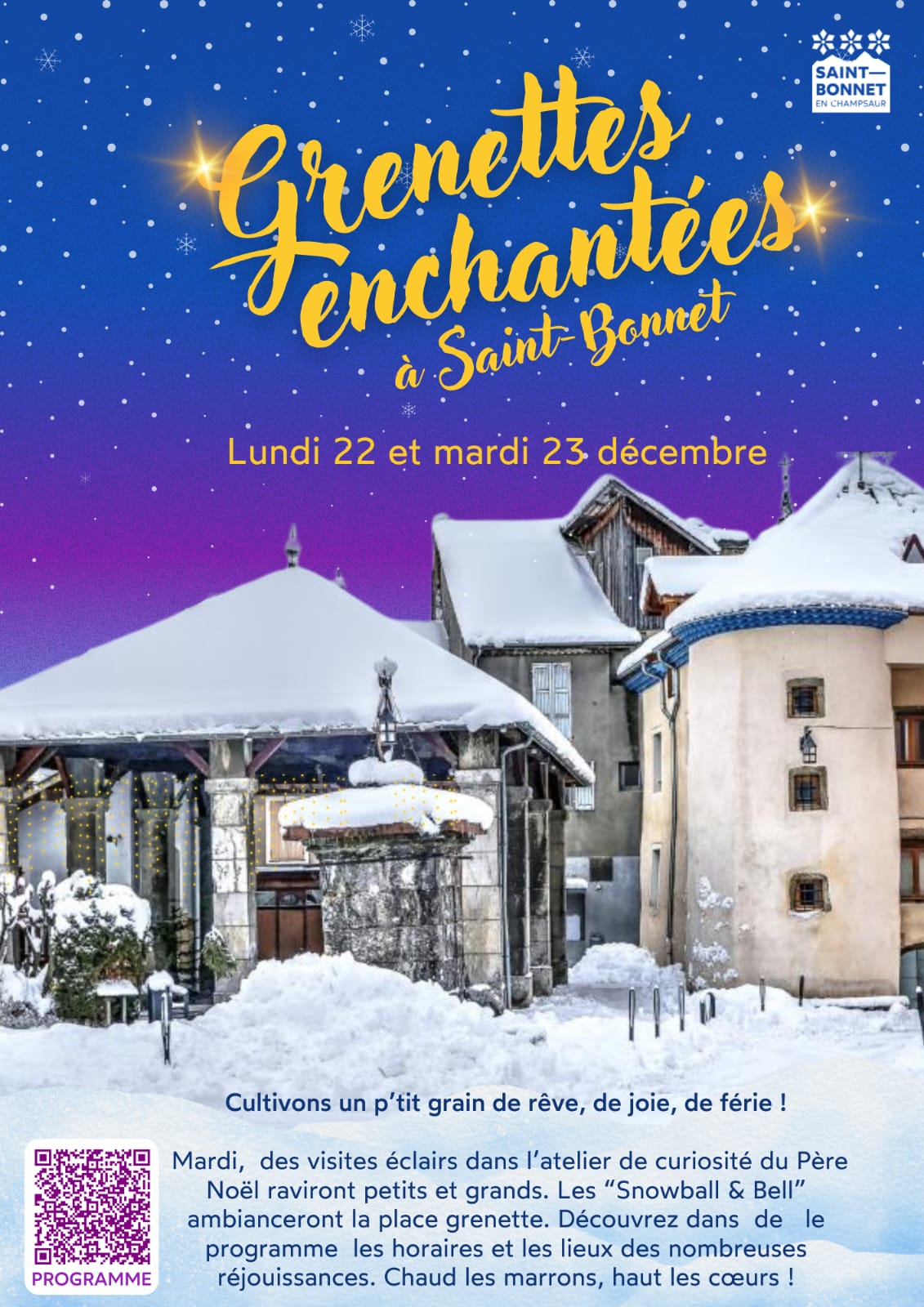 Grenettes enchantées à Saint-Bonnet en Champsaur