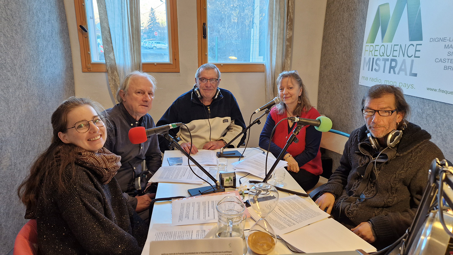 Linda - Faust - Sylvain - Charly et Thierry