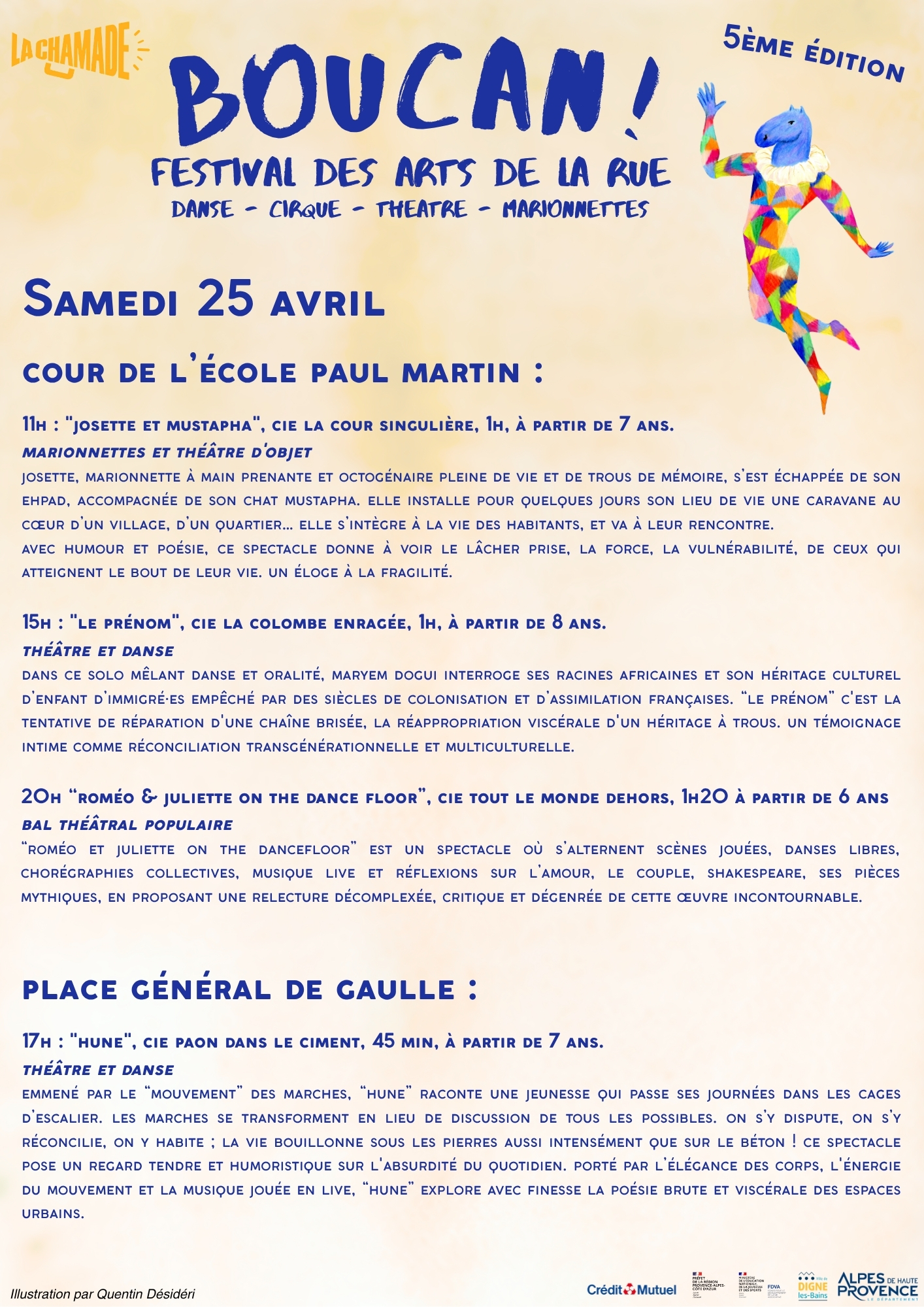 Deux jours de Boucan ! Le Festival des arts de la rue : les 25 et 26 avril à Digne