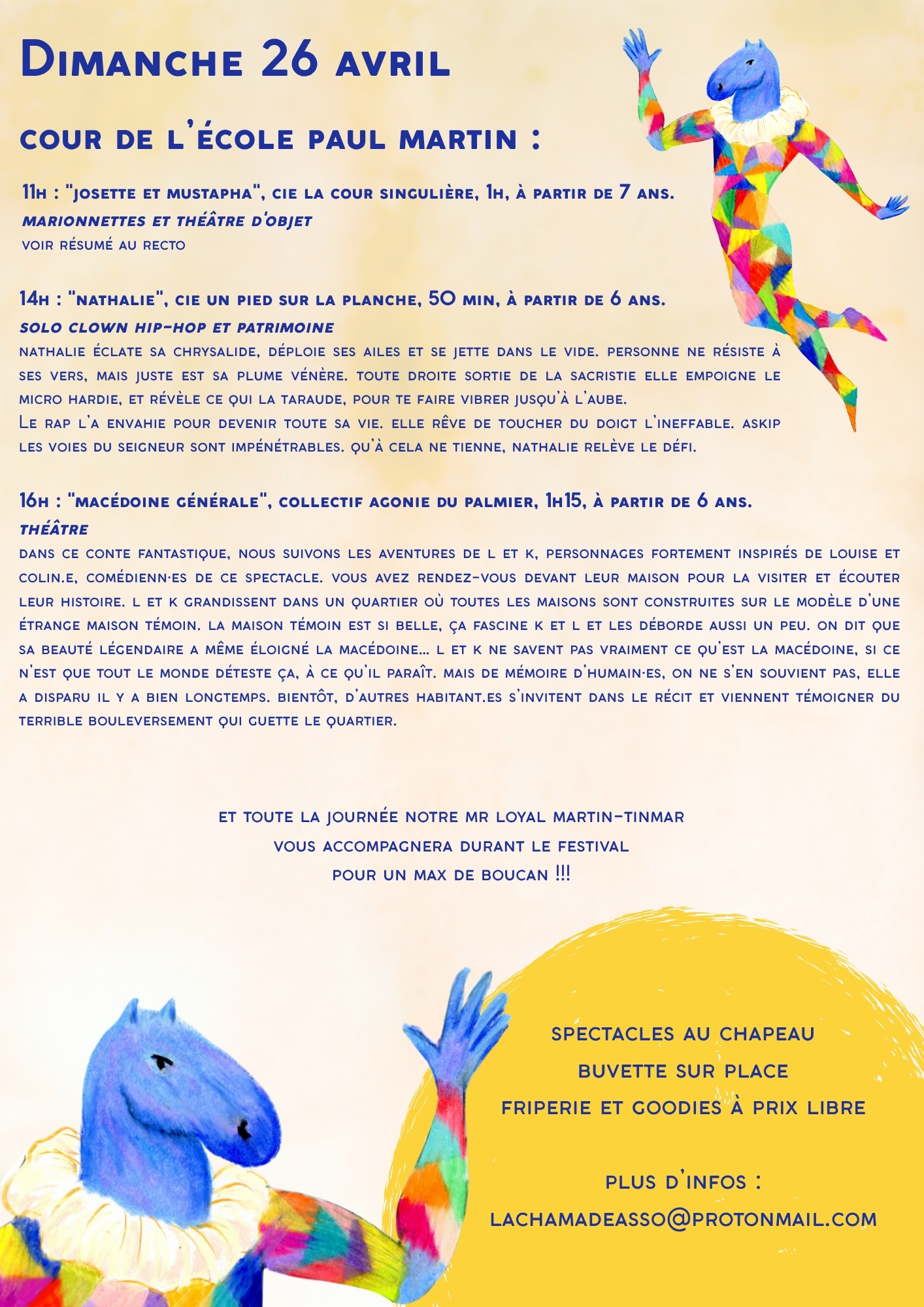 Deux jours de Boucan ! Le Festival des arts de la rue : les 25 et 26 avril à Digne