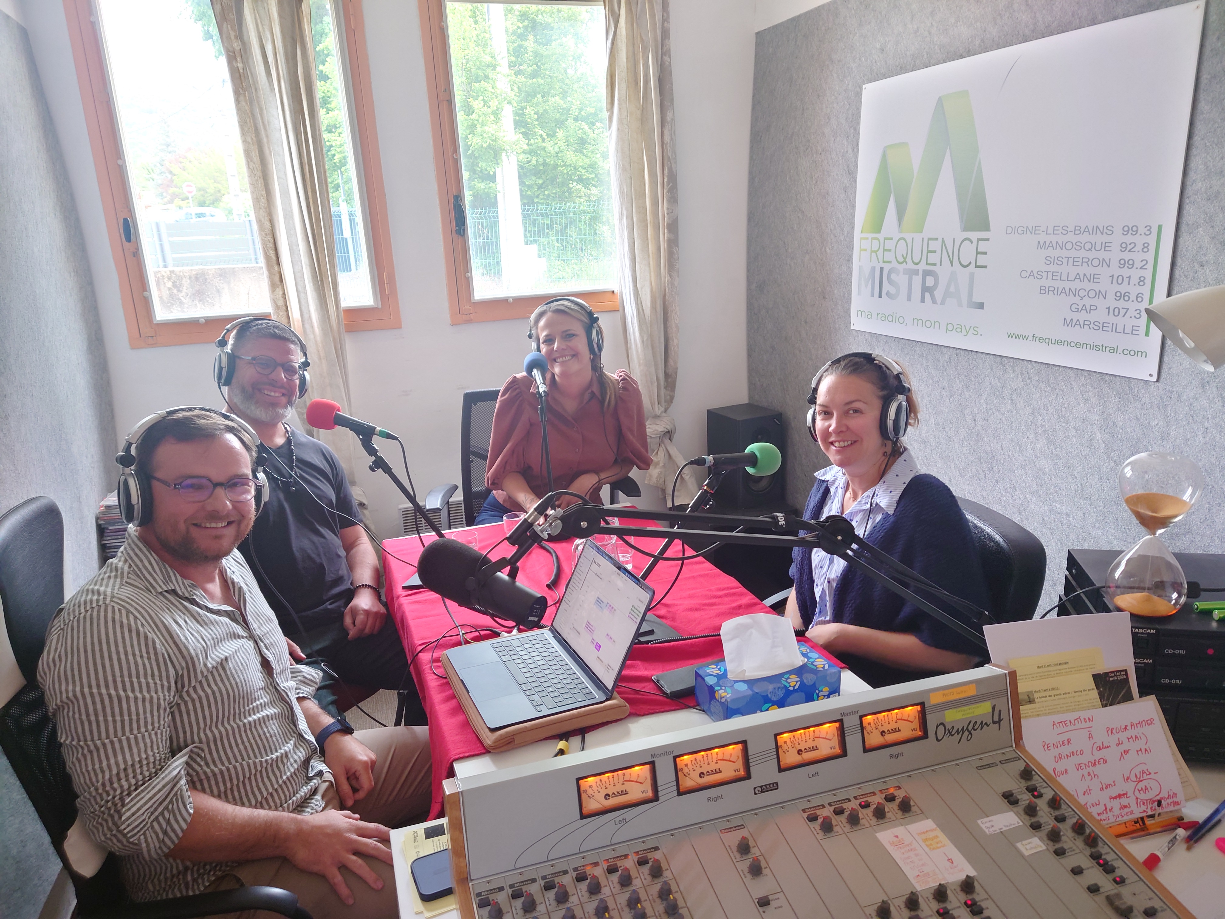 Charlie Divry, François Chaïrat, Cyrielle Bieber et Emilie Legendre