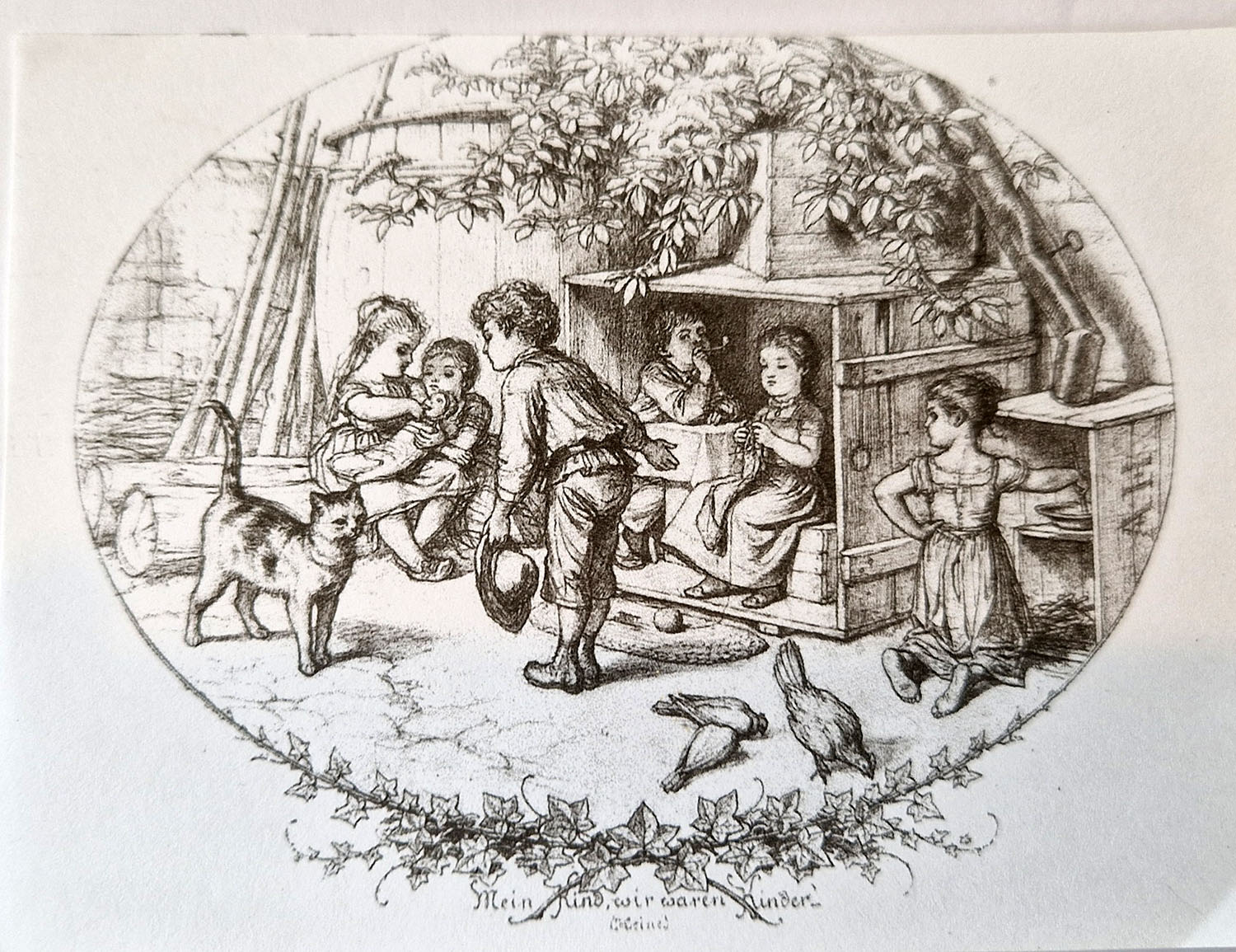 Une cabane enfantine du XIXème siècle