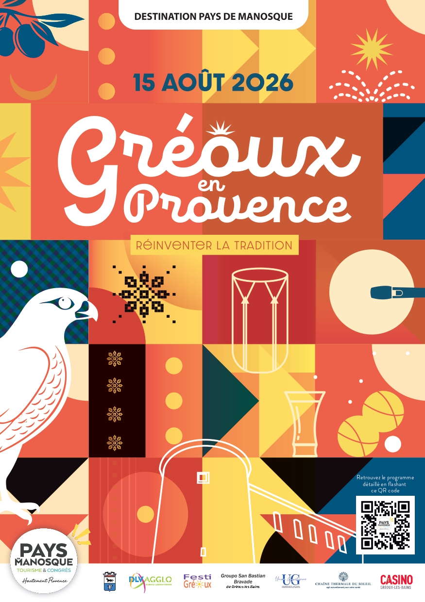 A vos agendas : Gréoux en Provence - 15 août 2026