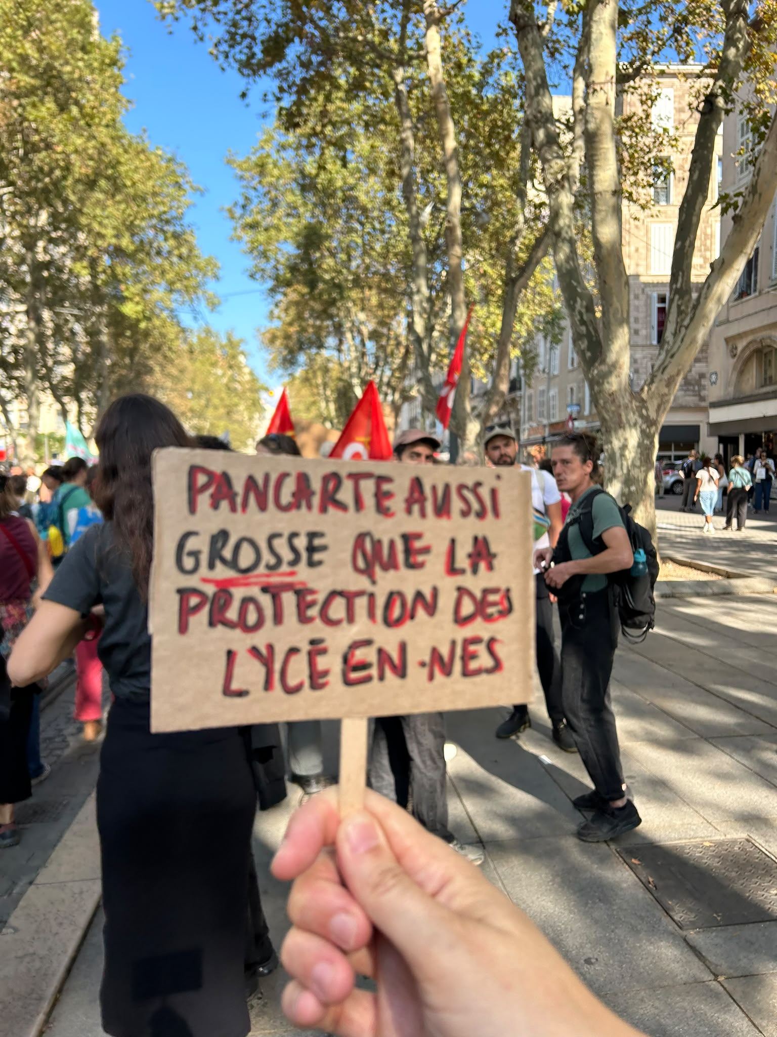 Mobilisation lycéenne, la rue prend la parole ! 