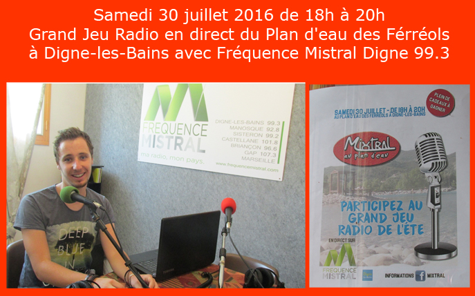 Dimitri Capel Animateur Radio à Fréquence Mistral
