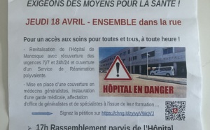 Collectif Santé Haute Provence - Appel à mobilisation pour l'hopital public