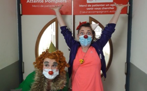 On a suivi les clowns Cotillon et Molly de l'association Le Gai Rire aux urgences pédiatriques de l'hôpital nord de Marseille