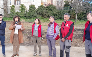 Plantation du Jardin Botanique au Parc de Drouille