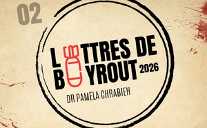 # 02  - Lettres de Beyrouth - Carnet de guerre, 2026 de Pamela Chrabieh