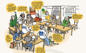La fête de l'agriculture paysanne se prépare à Digne les bains.