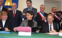 Najat Vallaud-Belkacem était en terre alpine hier