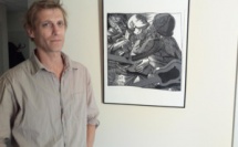 Marc Bouygard expose ses gravures dans nos studios !
