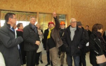 La Région en visite sur l’éco campus de Sainte-Tulle