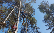 Des vacances de Pâques dans les arbres au Chaffaut 