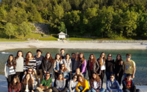 Le géoparc a accueilli une visite scolaire européenne