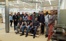 Les bancs de la chapelle de Clumanc fabriqués par des élèves du LEP Beau de Rochas