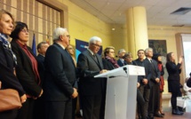 René Massette dans sa première cérémonie des vœux…