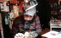 David, vient d’ouvrir son salon à Forcalquier.  Focus sur le métier de tatoueur !