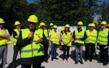 Les élus ont visité le chantier du futur pont de Manosque