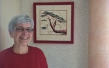 Elisabeth Salmon expose ses gravures dans nos studios