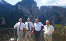 Gorges du Verdon : visite préfectorale et campagne de prévention