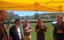 ​Le préfet Olivier Jacob en visite à Couleurs Paysannes