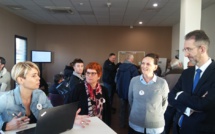 le préfet Olivier Jacob rend visite à Pôle Emploi Manosque