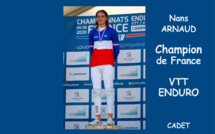 Le dignois Nans Arnaud Champion de France de VTT Enduro