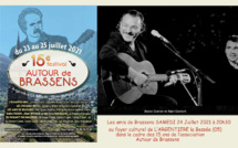 Bruno Granier interprète Brassens au Festival de l'Argentière la Bessée (05)