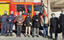 Le SDIS 04 remet un véhicule aux pompiers de Sisteron