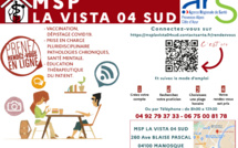 Flash info de la maison de santé à Manosque MSP La Vista sud 04
