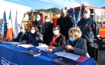 Etat, Département et maires soutiennent les pompiers du 04