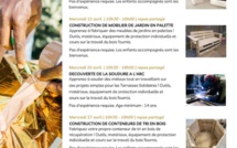 Pleins d'ateliers low-tech pour le mois d'avril à Briançon