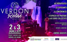 Annonce : Verdon relax festival édition 2022