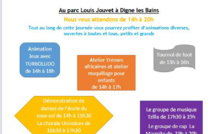 A Digne, 1ère fête des réfugiés au Parc Louis Jouvet