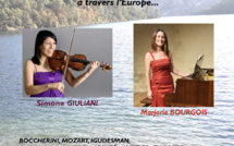 Duo de musique classique à Esparron de Verdon